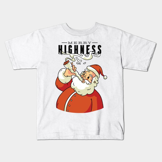 Merry Christmas | Funny Santa Kids T-Shirt by LR_Collections